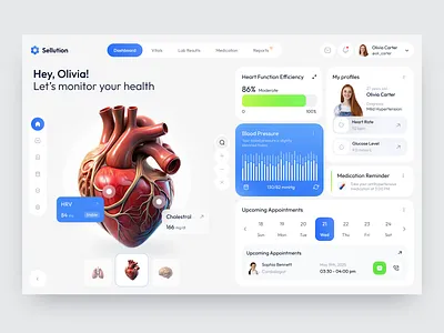 UI-UX for MedTech design interface product service startup ui ux web website