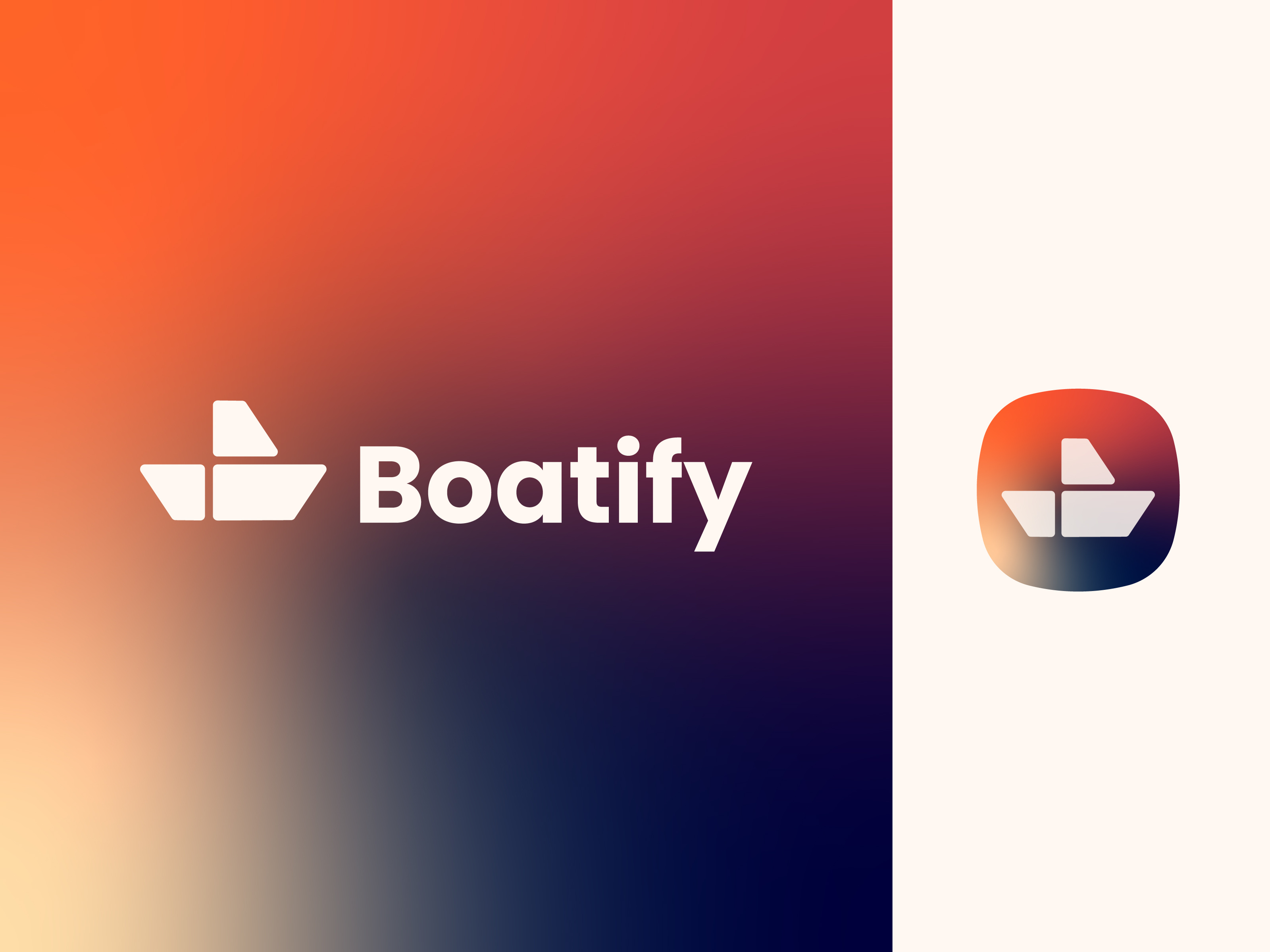 Boatify - Boat logo boat boat logo brand identity branding design logo logo design premade logo ready made sea logo ship ship logo