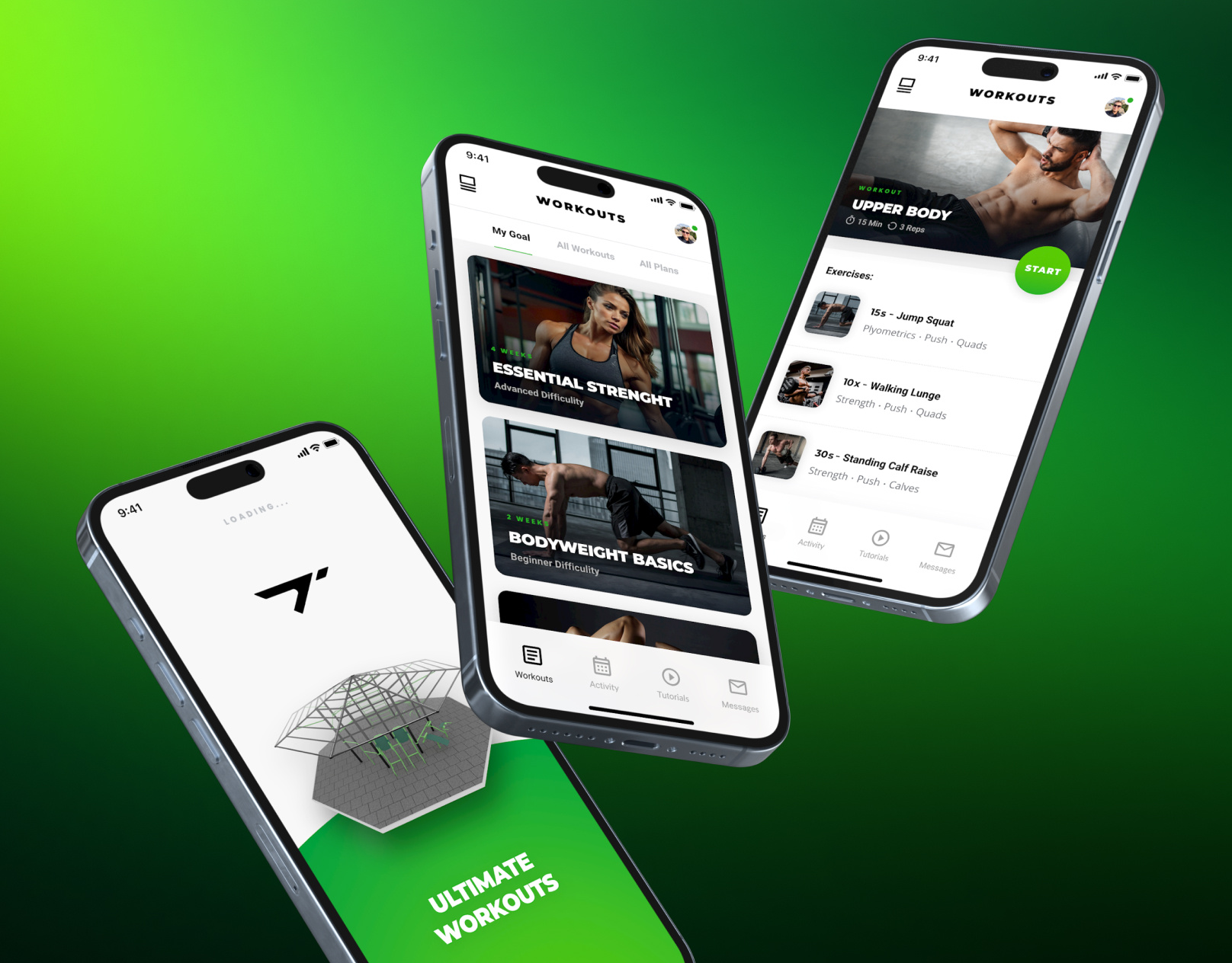 BeStrong Fitness App app fitness fitness app gym mobile app modern design outdoor fitness sport ui ui design ux design web design webdesign workout