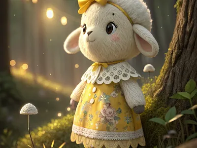 "Twilight Bunny" | Cozy Forest Friend in 3D adobe illustrator art blender character design concept art corona render design design inspiration graphic design illustration