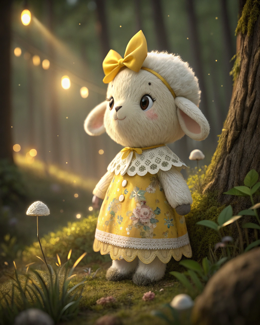 "Twilight Bunny" | Cozy Forest Friend in 3D