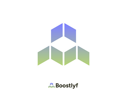 boost logo design with cube