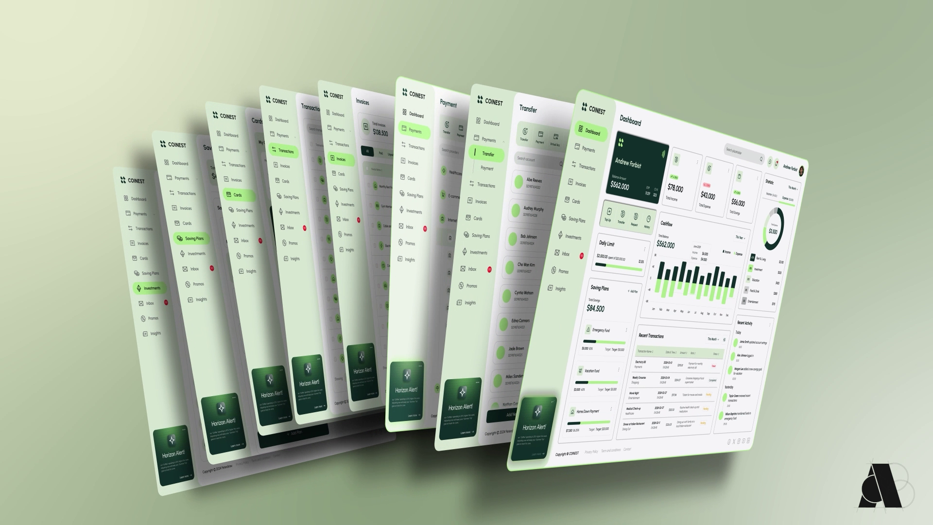 Coinest — Motion Graphic UI Explainer animation branding motion graphics ui