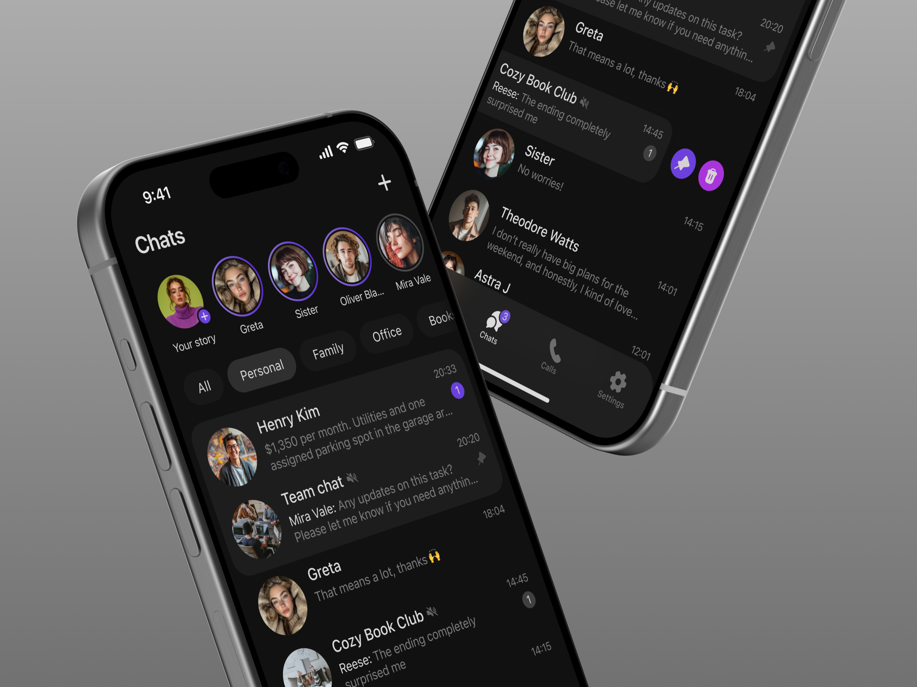 Messaging App chat app design chat bubbles contact list design messaging layout messaging ui messenger app mobile app design ui ux