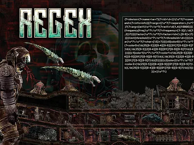 Regex Project 2 branding gaming graphic design typography visual identity