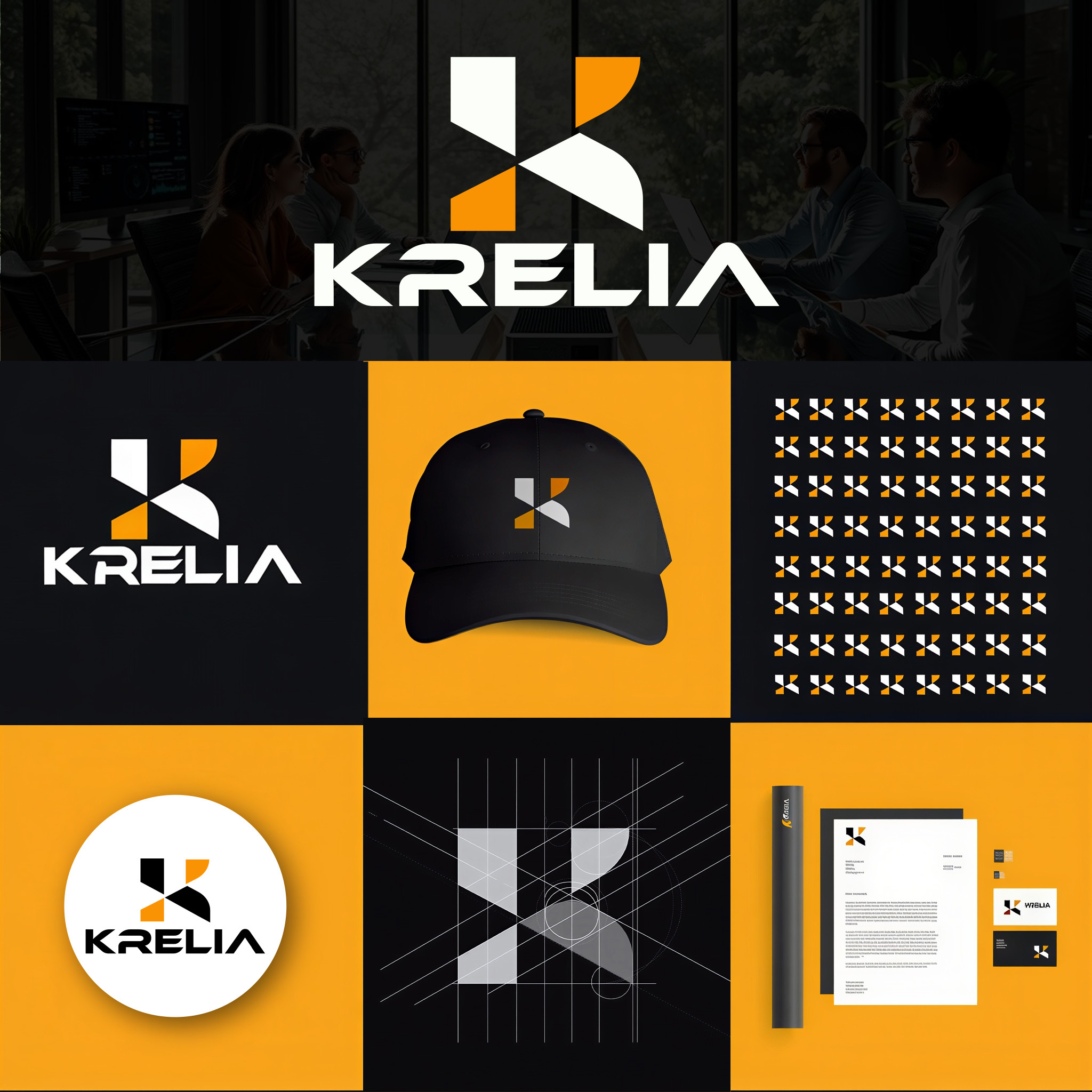 Krelia Letter Logo | Modern Geometric Brand Identity brand identity branding geometric logo graphic design graphixcarry k letter logo letter logo logo logo design logodesign logomark modern logo mustakim ahmed rezwan mustakimahmedrezwan startup branding vector visual identity