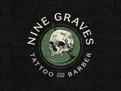 Tattoo & Barber Shop Brand Identity Design apricot creative studio barber shop branding creative creative studio design graphic design illustration logo tattoo