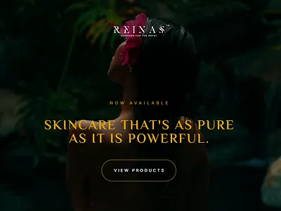Reinas Skincare https://www.reinasskincare.com animation branding graphic design logo ui