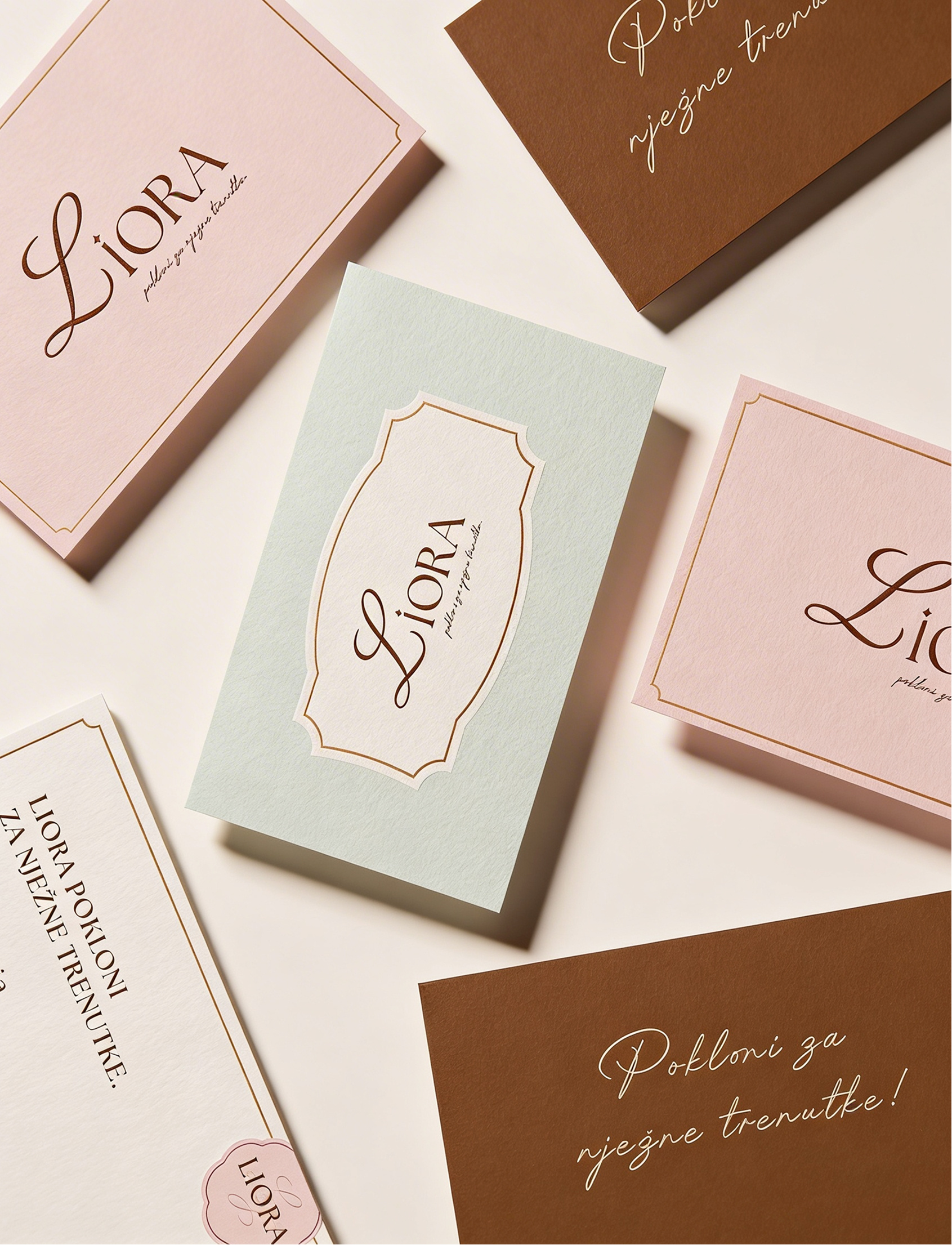 Brending for a feminine gift shop