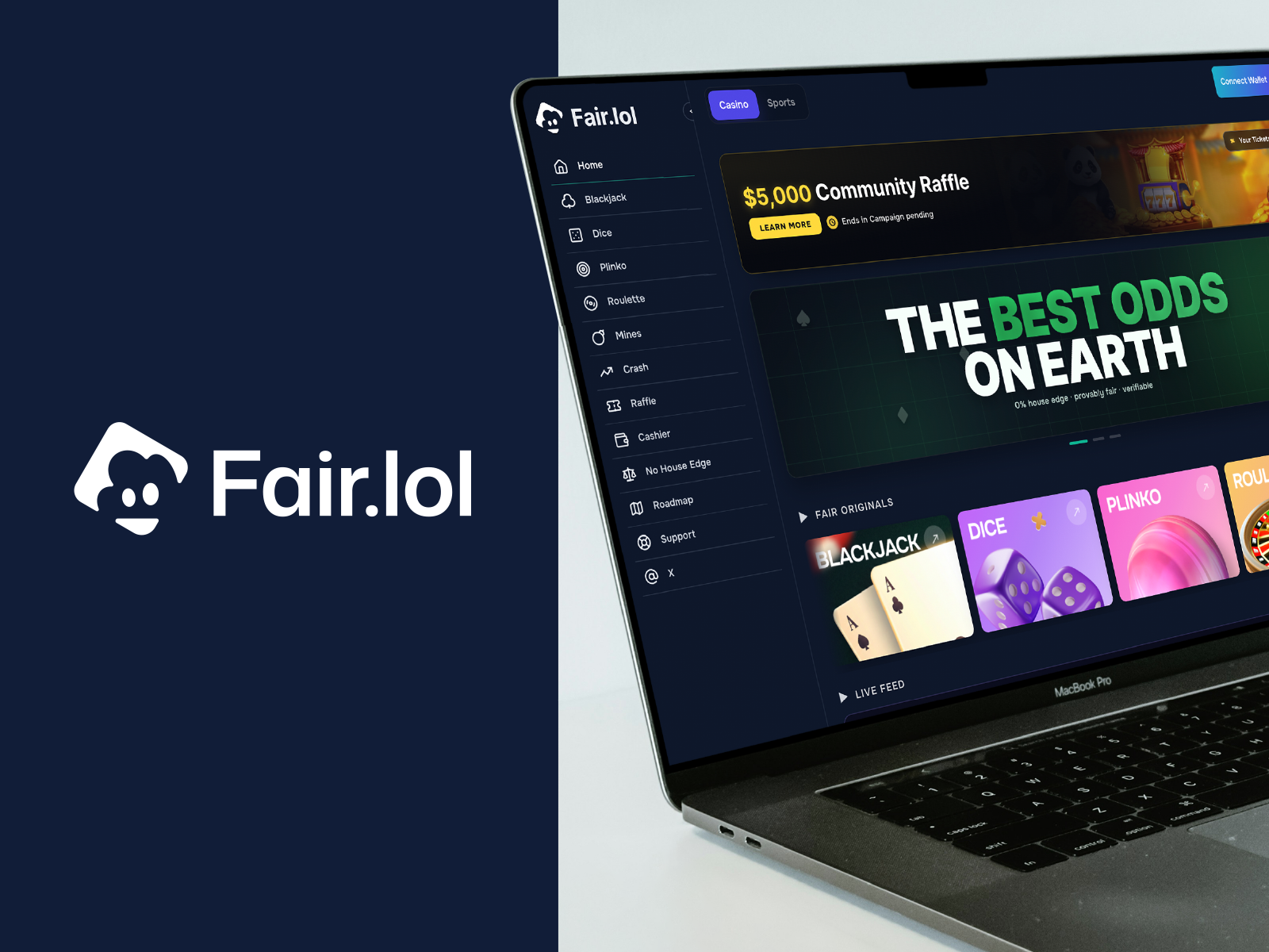 Logo for crypto casino