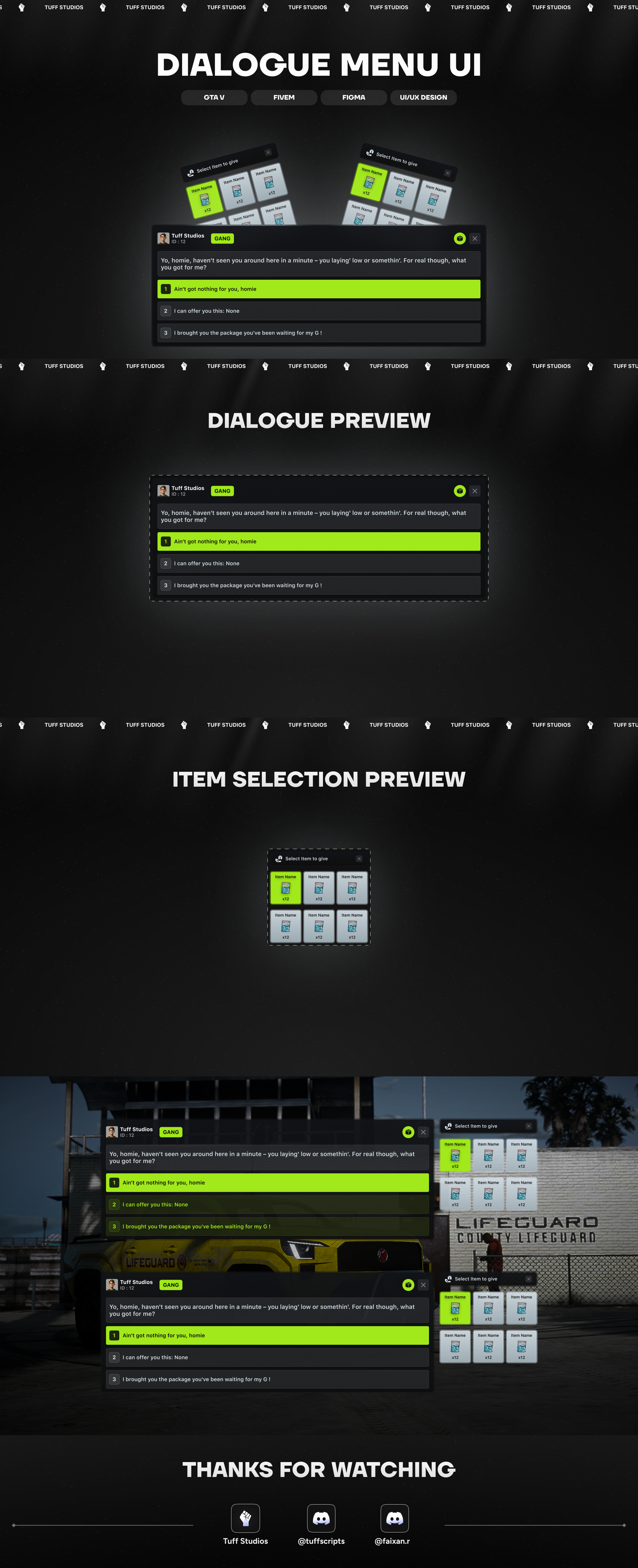 Fivem Dialogue Menu UI animation fievm designs fievm ui ux fivem fivem dialogue fivem ui graphic design logo ui ui ux