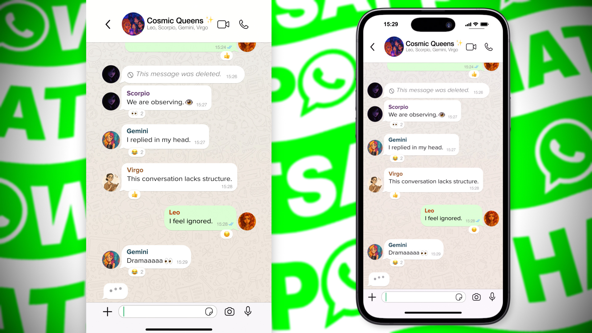 Example of Custom Whats App Chat Animation