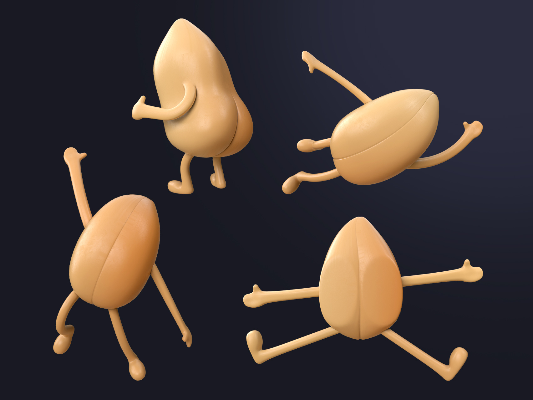 Peanuts Character design 3D