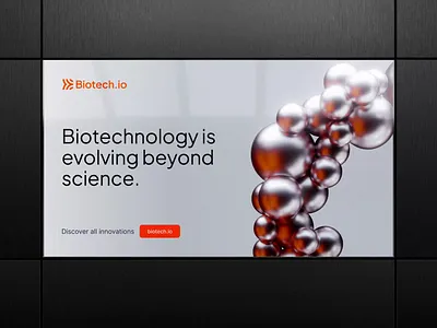 Ads Biotech 3D Animation 3d 3d animation abstract ad banner biology biotech biotechnology branding digital ad molecule motion graphics science sciencetist