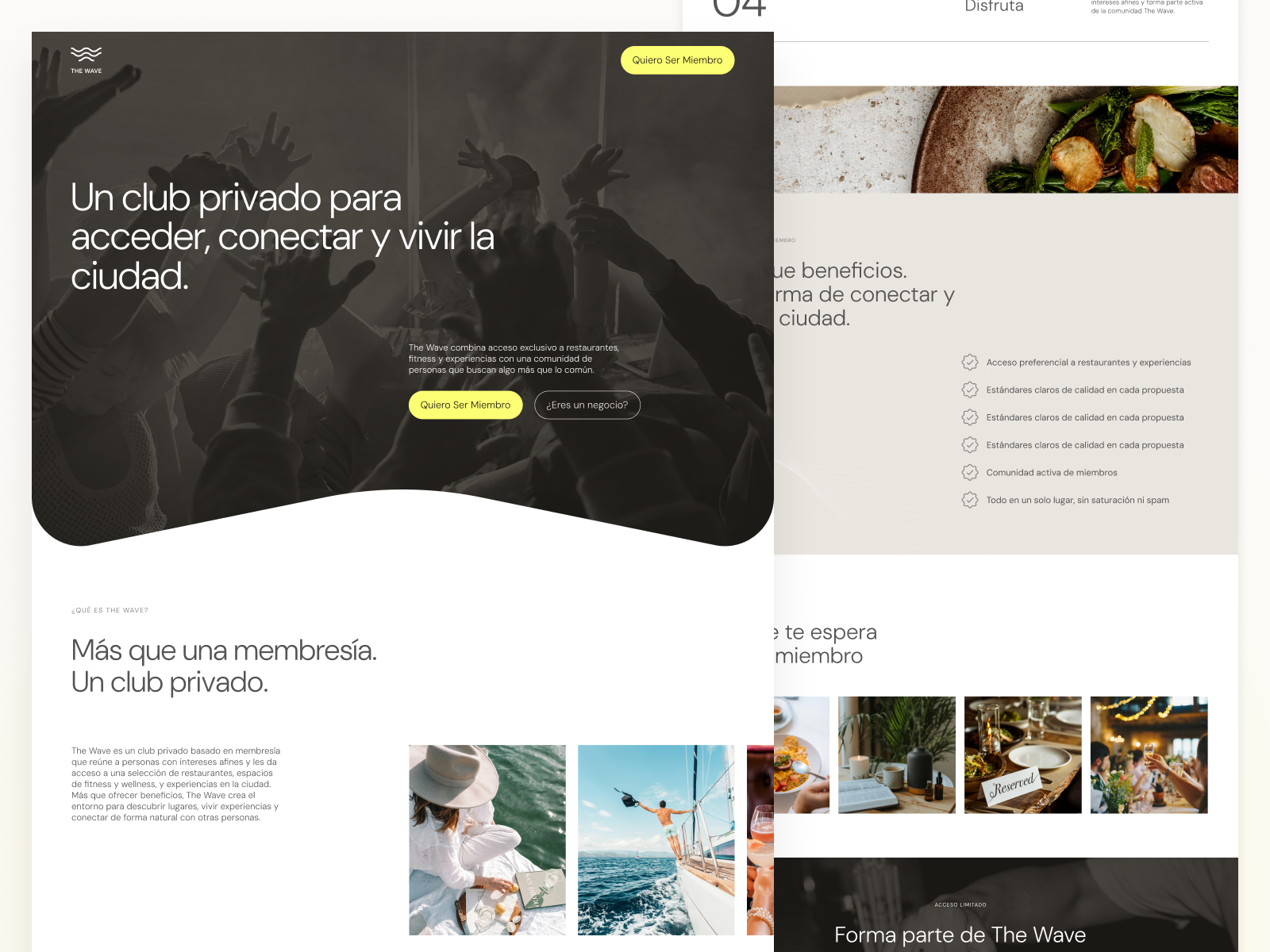 The Wave - Landing Page