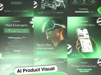 AI Social Media Ads branding graphic design ui
