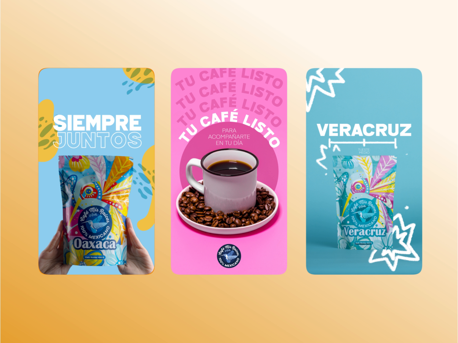Café Mis Raíces — Social Media Design
