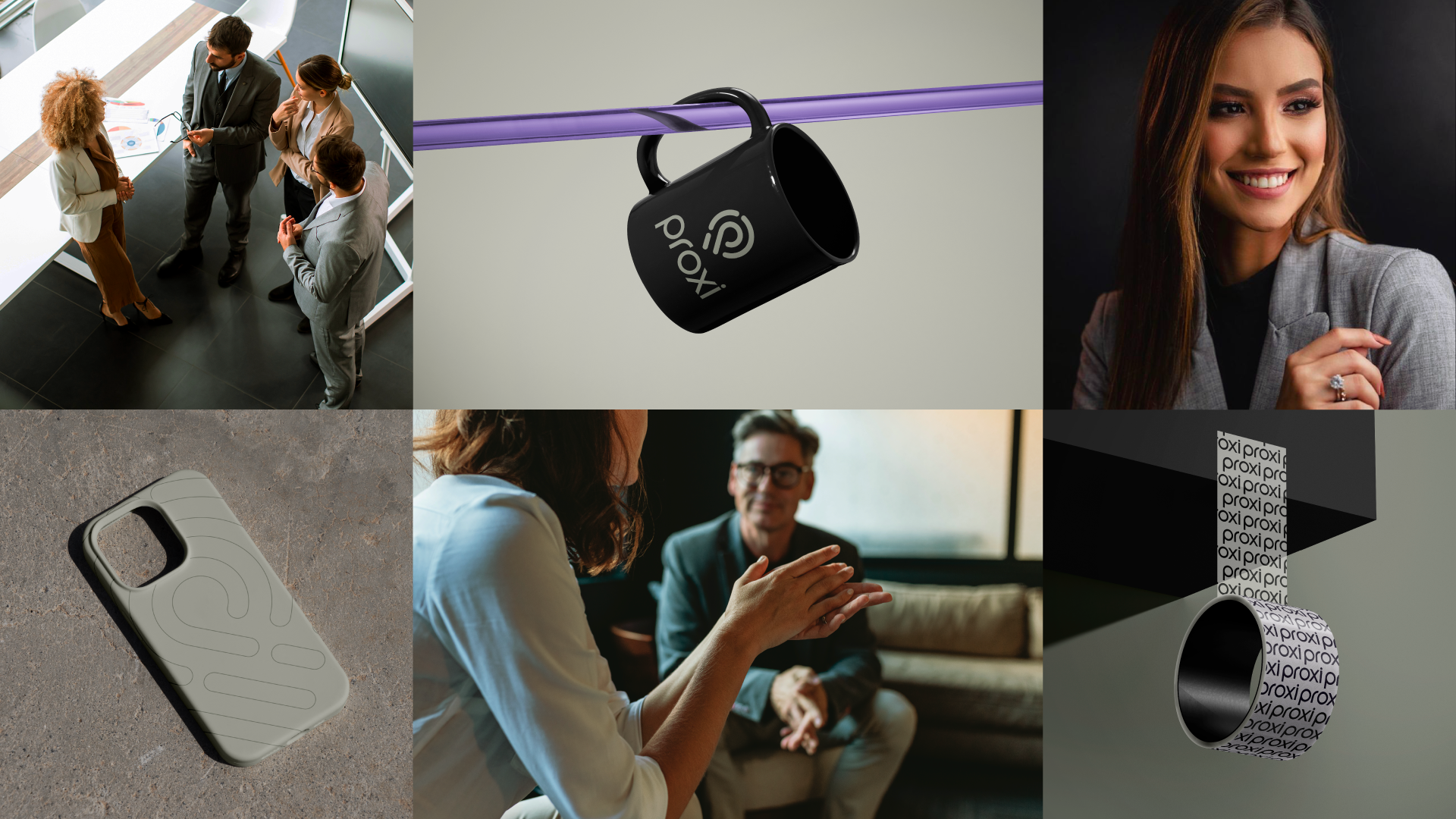 PROXI Branding | Startup Brand Identity & Tech Logo Design