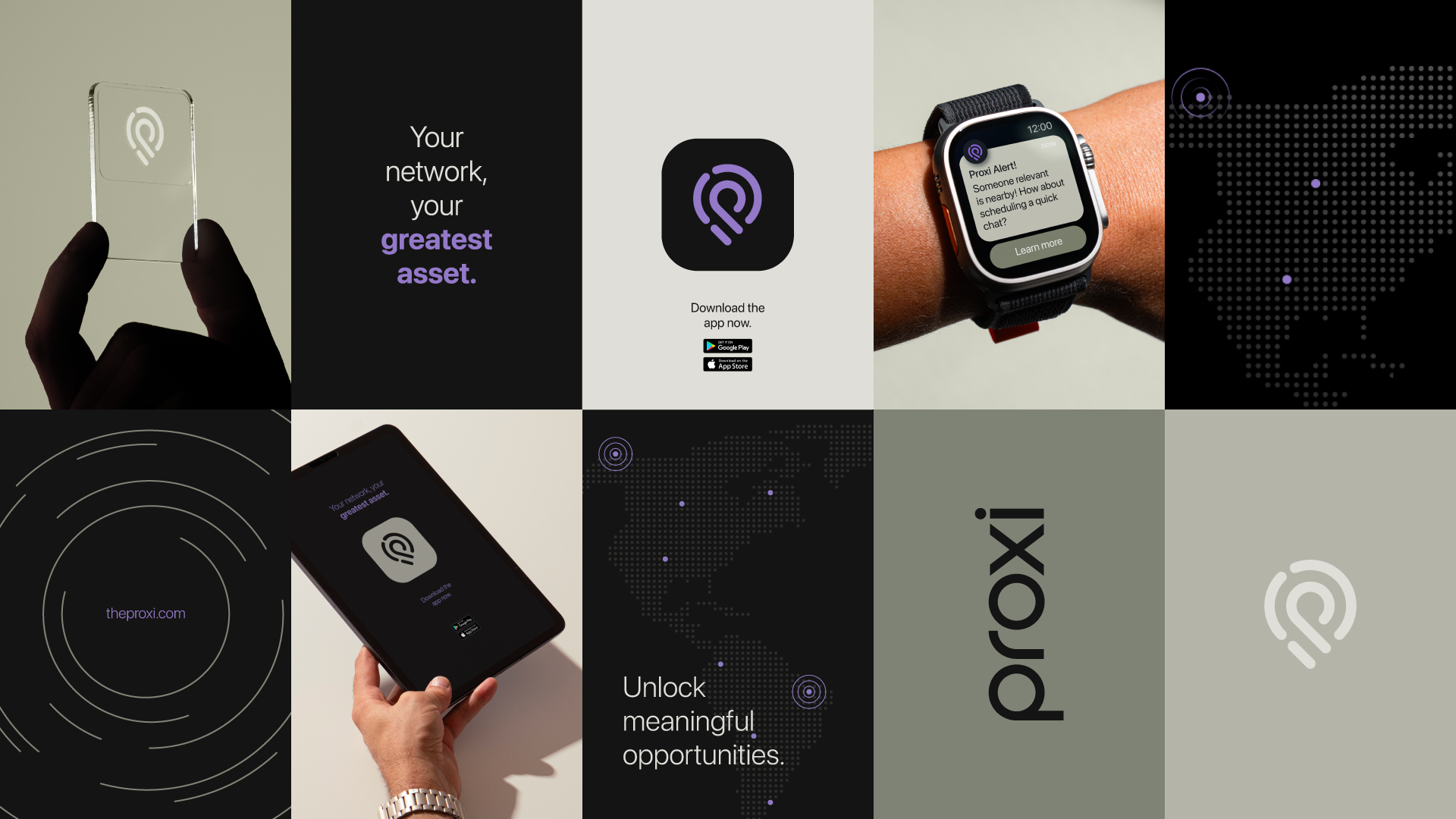 PROXI Branding | Startup Brand Identity & Tech Logo Design