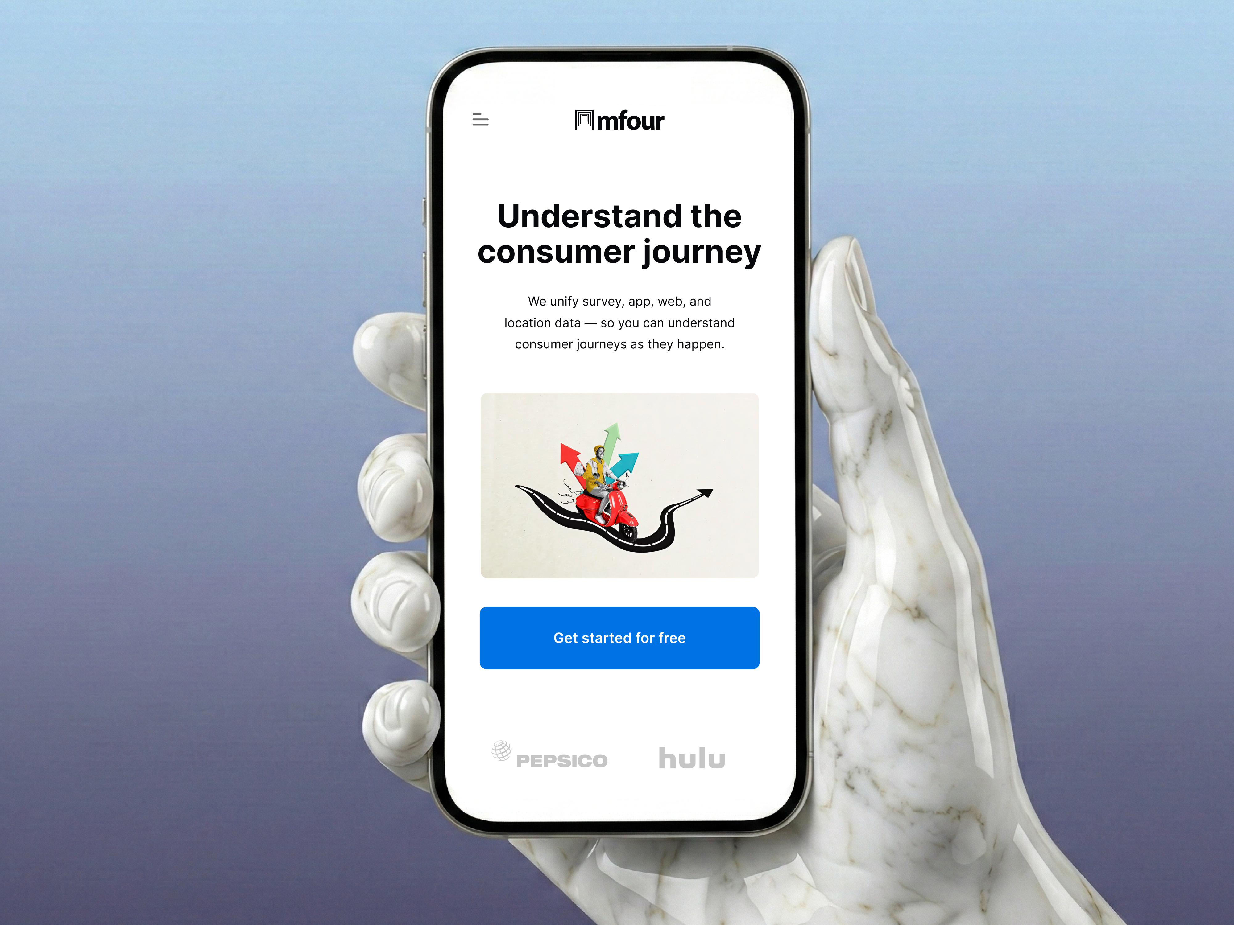 MFour Flagship Website UI