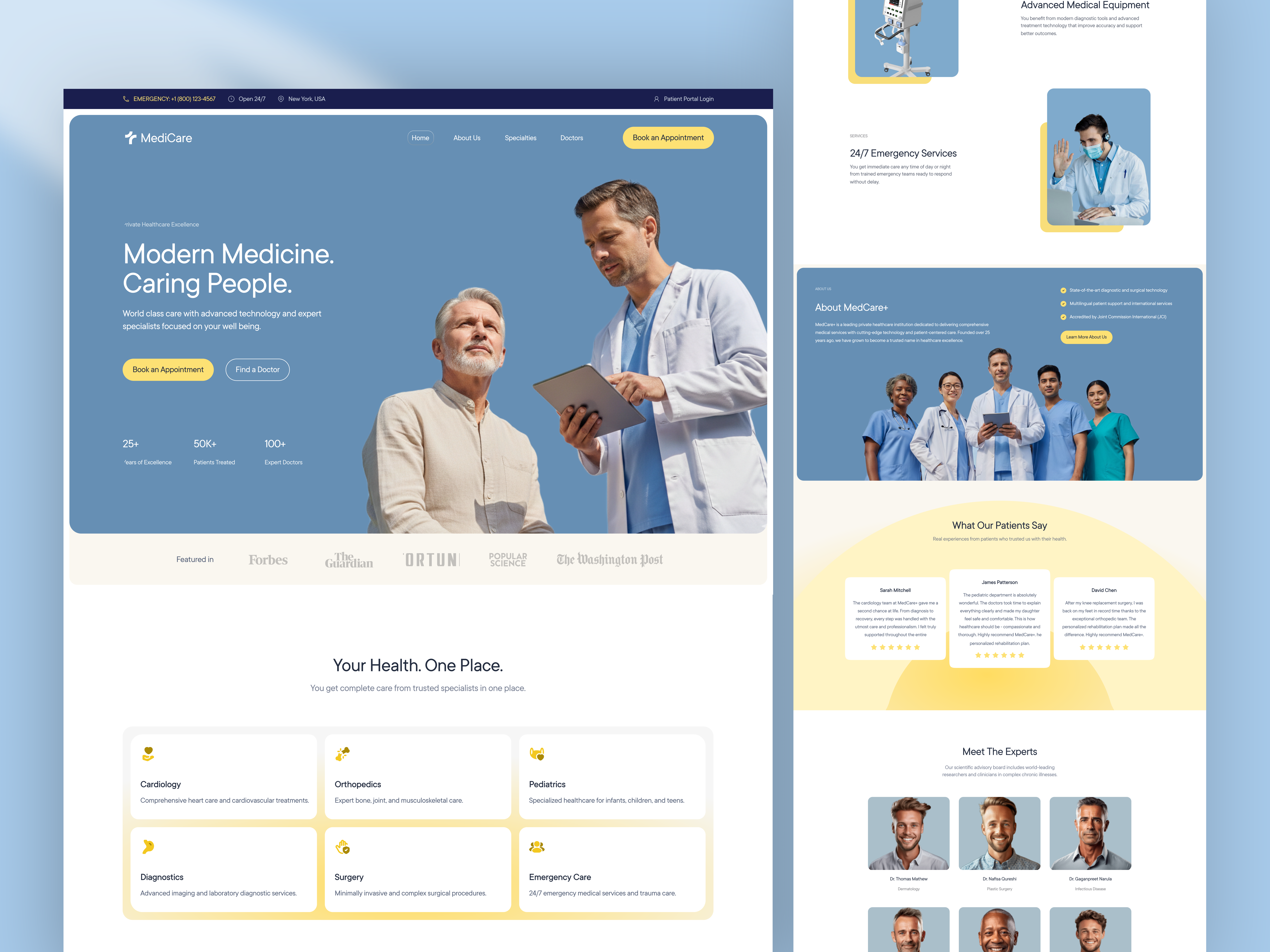 Example of Clean And Modern Website Design Service