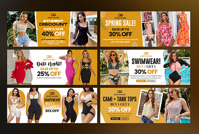 Professional Shopify Banners for your store graphic design shopify banner website banner