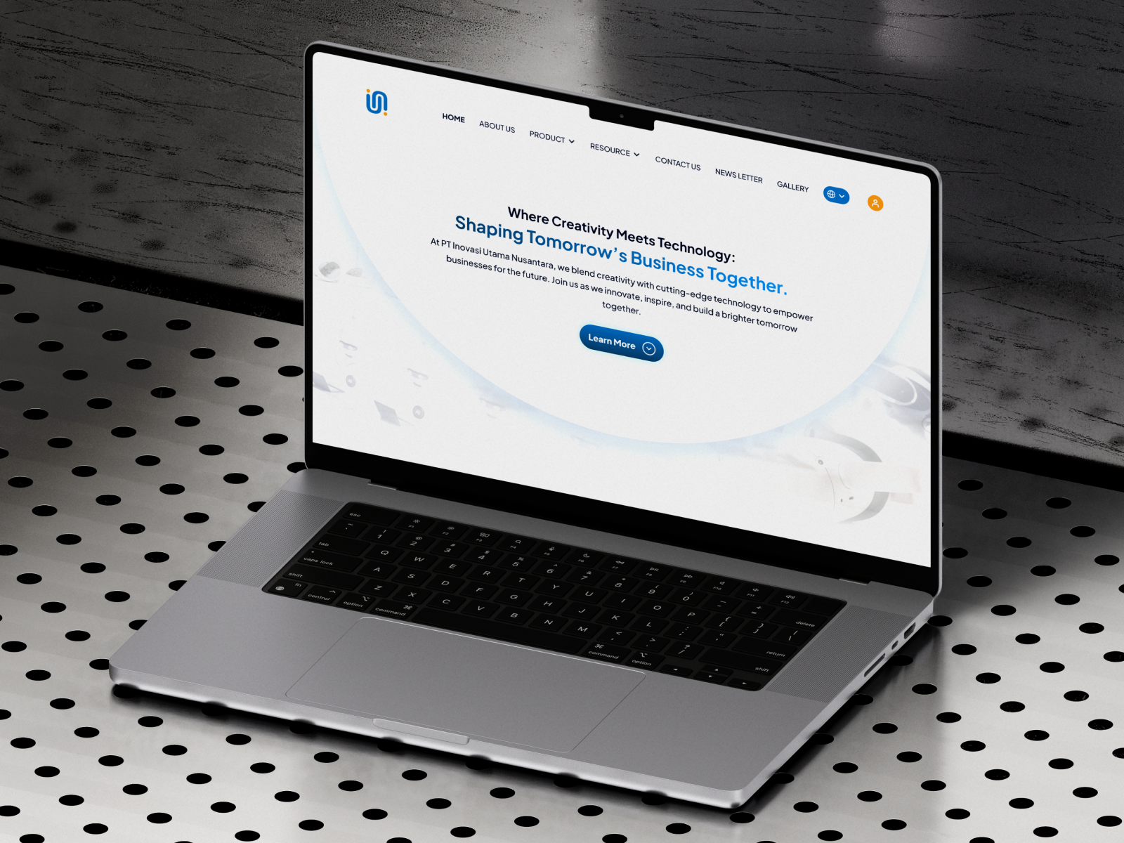 Intara - Technology Innovation Landing Page Design clean ui company profile corporate corporate website digital agency landing page minimalist ui modern ui tech website ui web inspiration website