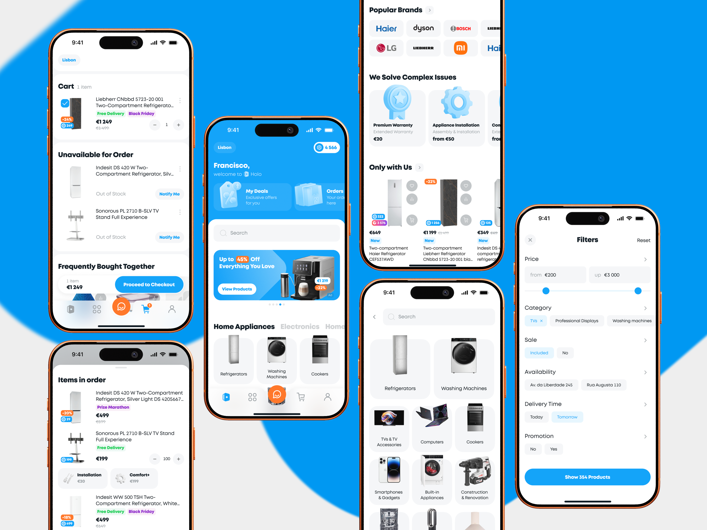 Electronics Marketplace — Home, Catalog & Cart Mobile App