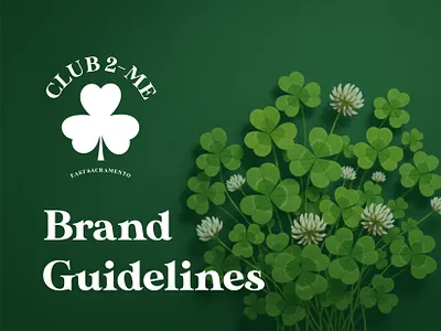 Logo and BrandGuidelines bar brand brand guideline brand identity branding california design graphic design icon illustration irish leaf logo logotype pub sacramento shamrock vector