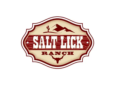 Salt Lick Ranch Vintage logo 3d animation branding design graphic design illustration logo motion graphics ui vector