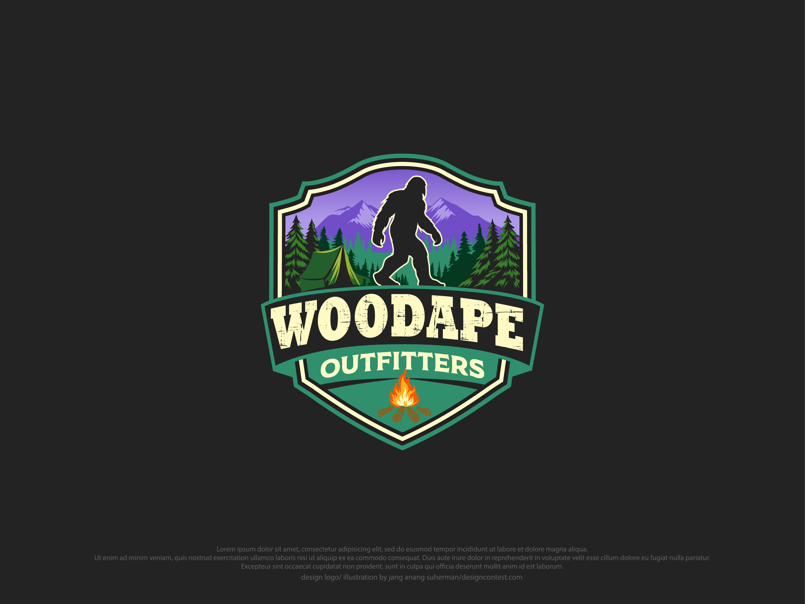 Wood Ape Outfitters Vintage logo