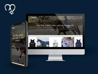 Mongeau Equestrian Website Soft Launch apparel athleisure athletic e commerce horse horseback horseshoe landing page rider riding sports