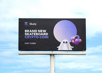 Skaty - Billboard design concept billboard branding design designs graphic graphic design graphicdesign logo vector