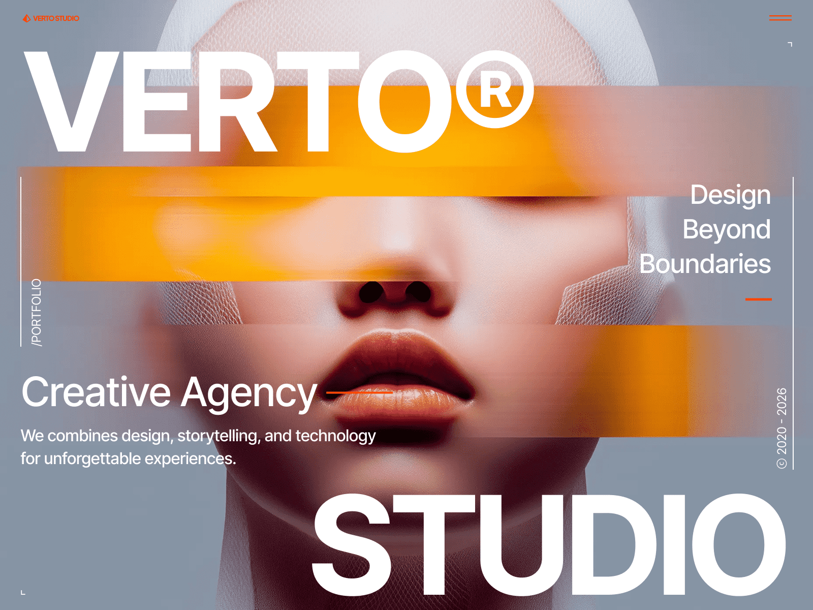 Example of Creative Agency Website Design Template