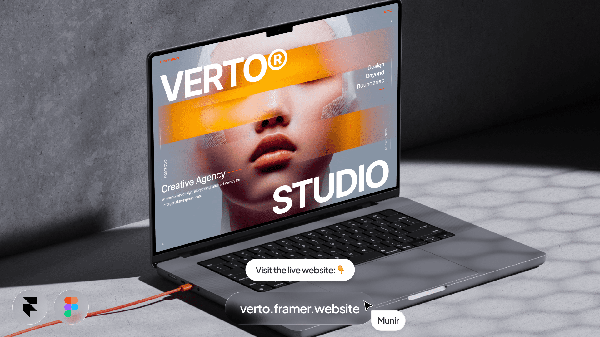 Example of Creative Agency Website Design Template