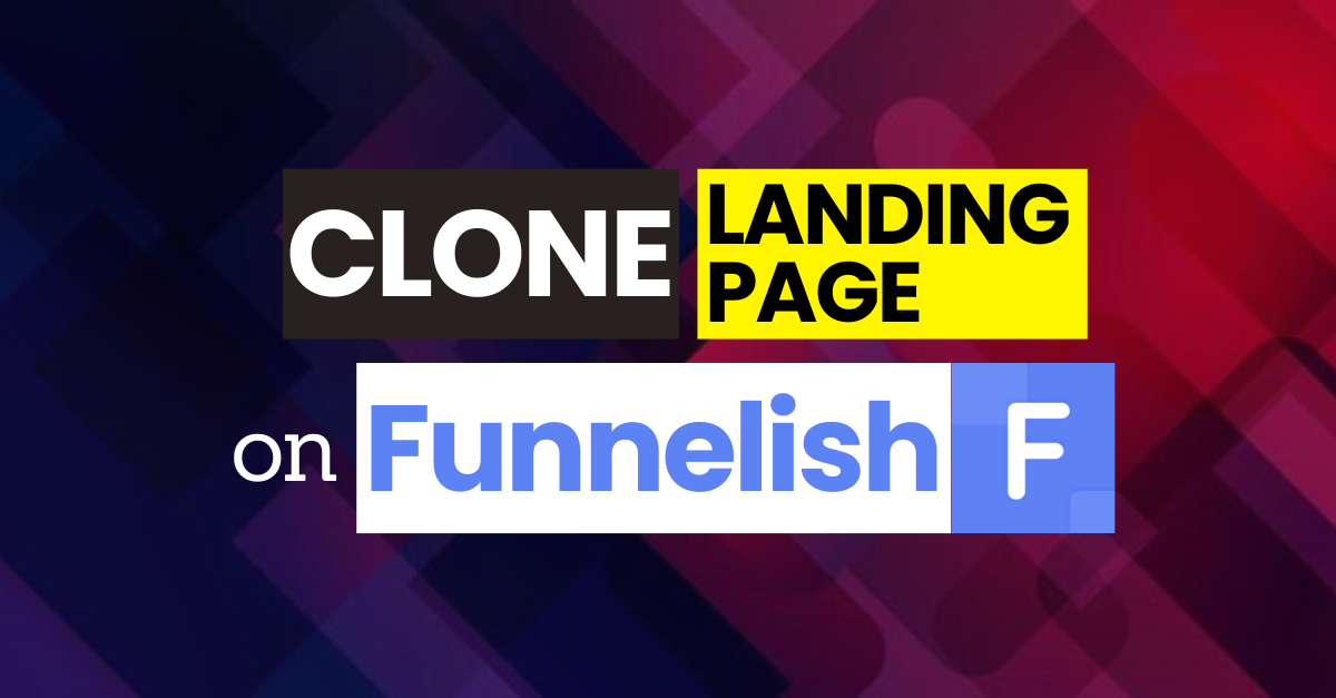 Example of Replicate Sales Funnel On Funnelish
