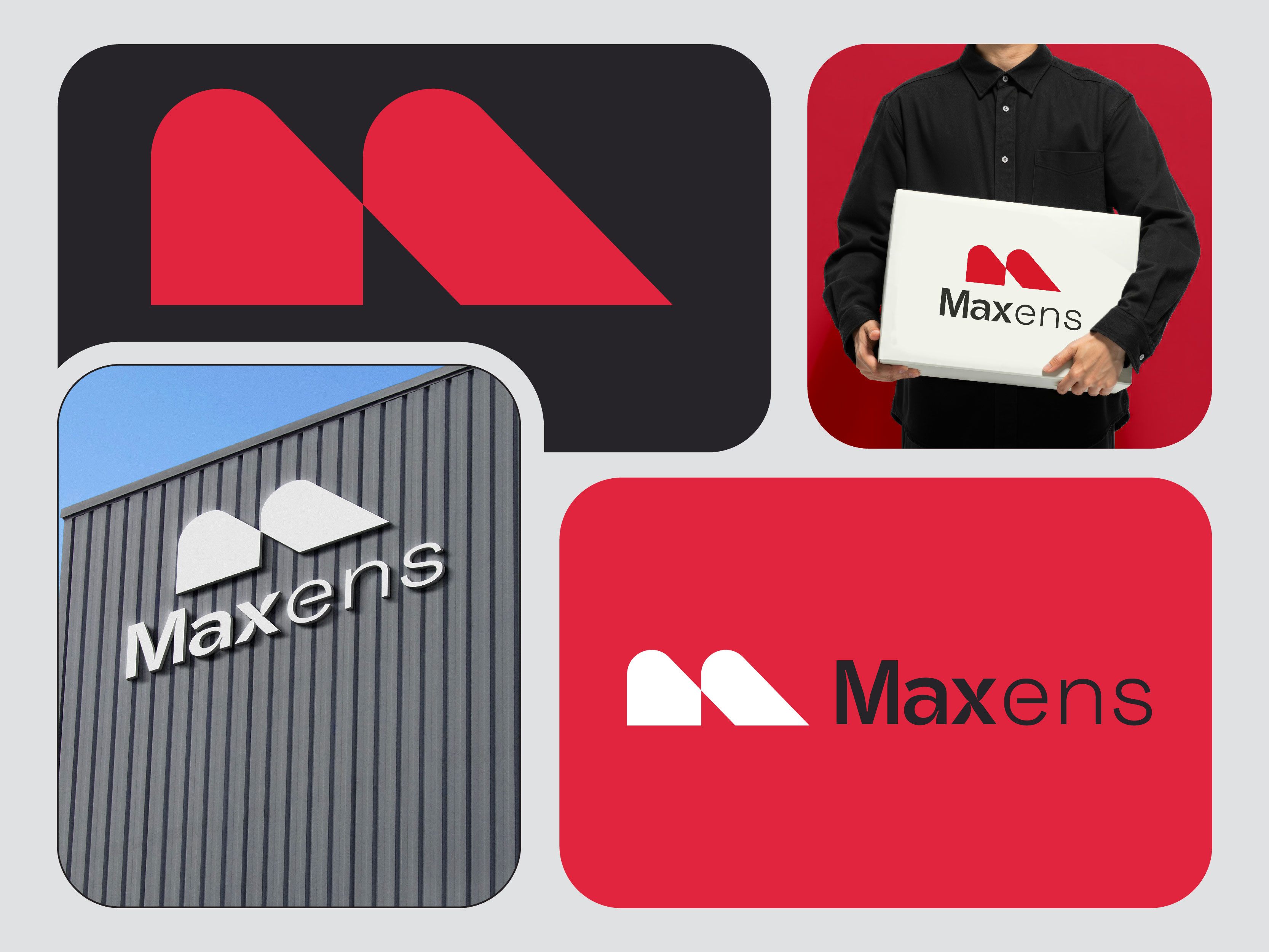 M letter logo design, Tech logo design