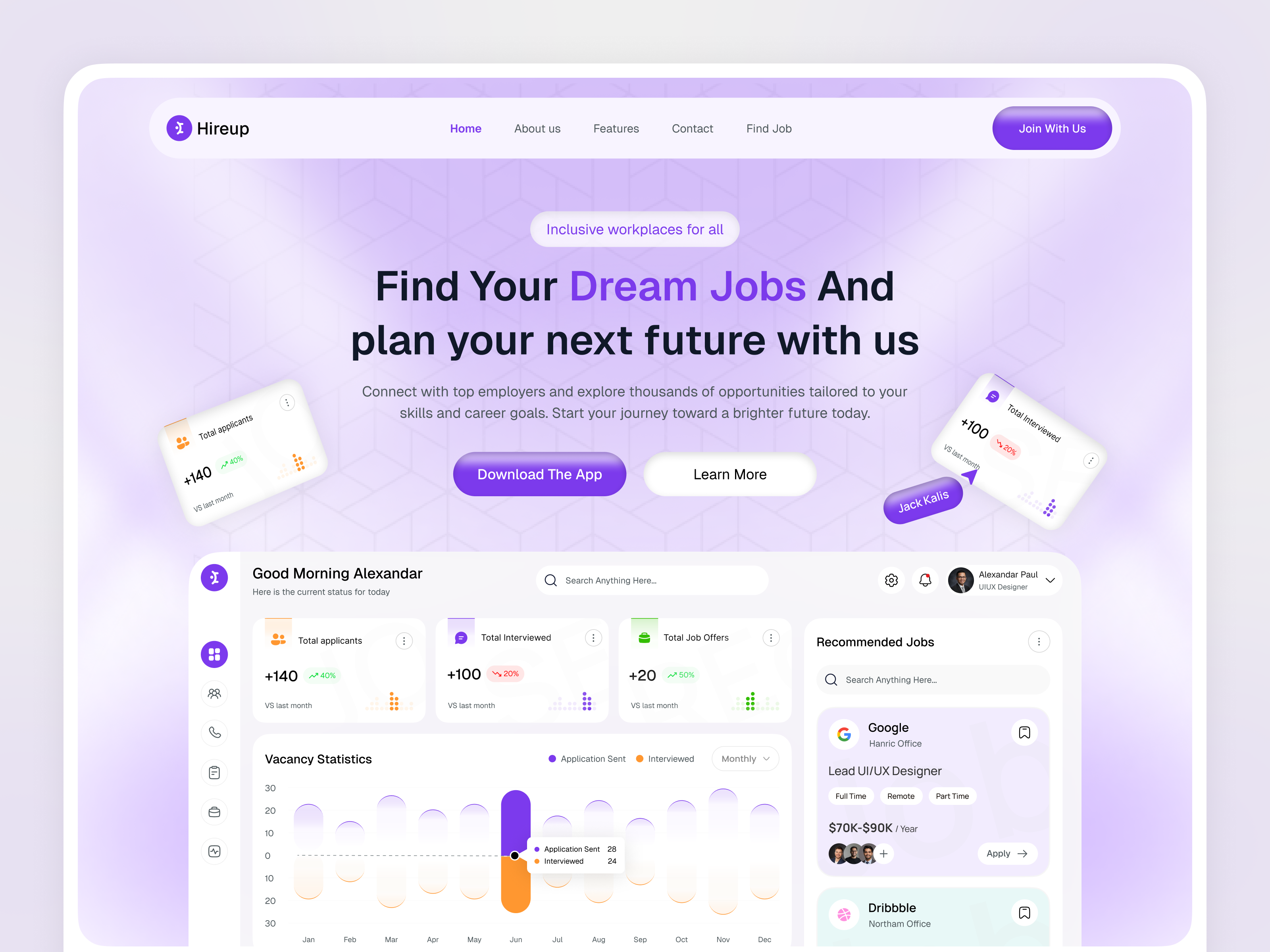 Job Search & Recruitment Website Design