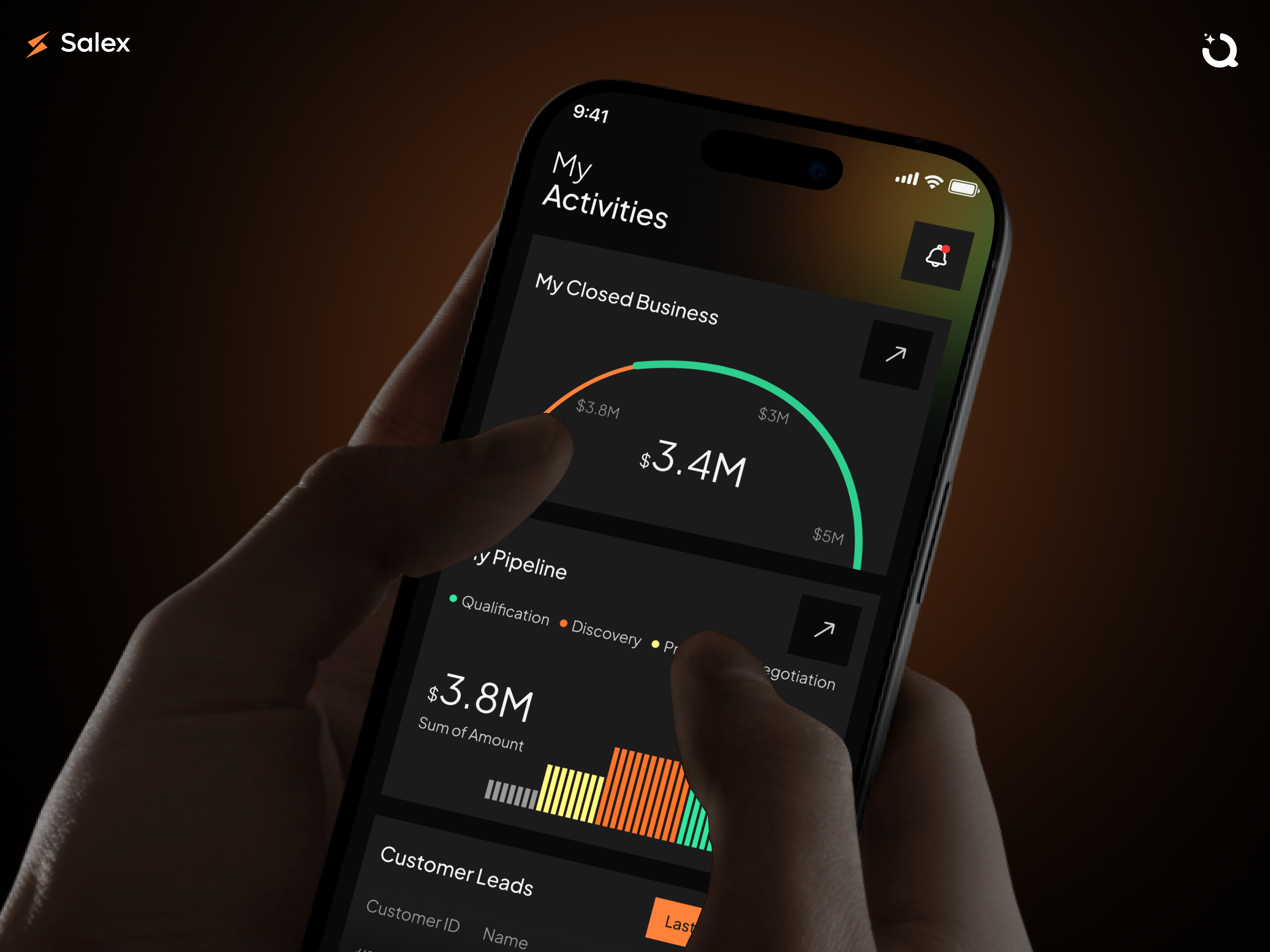 Sales CRM Activities UI Flow | Mobile app |Qudra activities dashboard business dashboard crm crm app dark mode ui data visualization growth tracking mobile app mobile app design mobile dashboard pipeline management product design qudra saas ui sales analytics sales dashboard startup app ui ui ux design uiux
