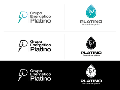 Platino Logotype branding company branding graphic design logo logotype oil platinum ui