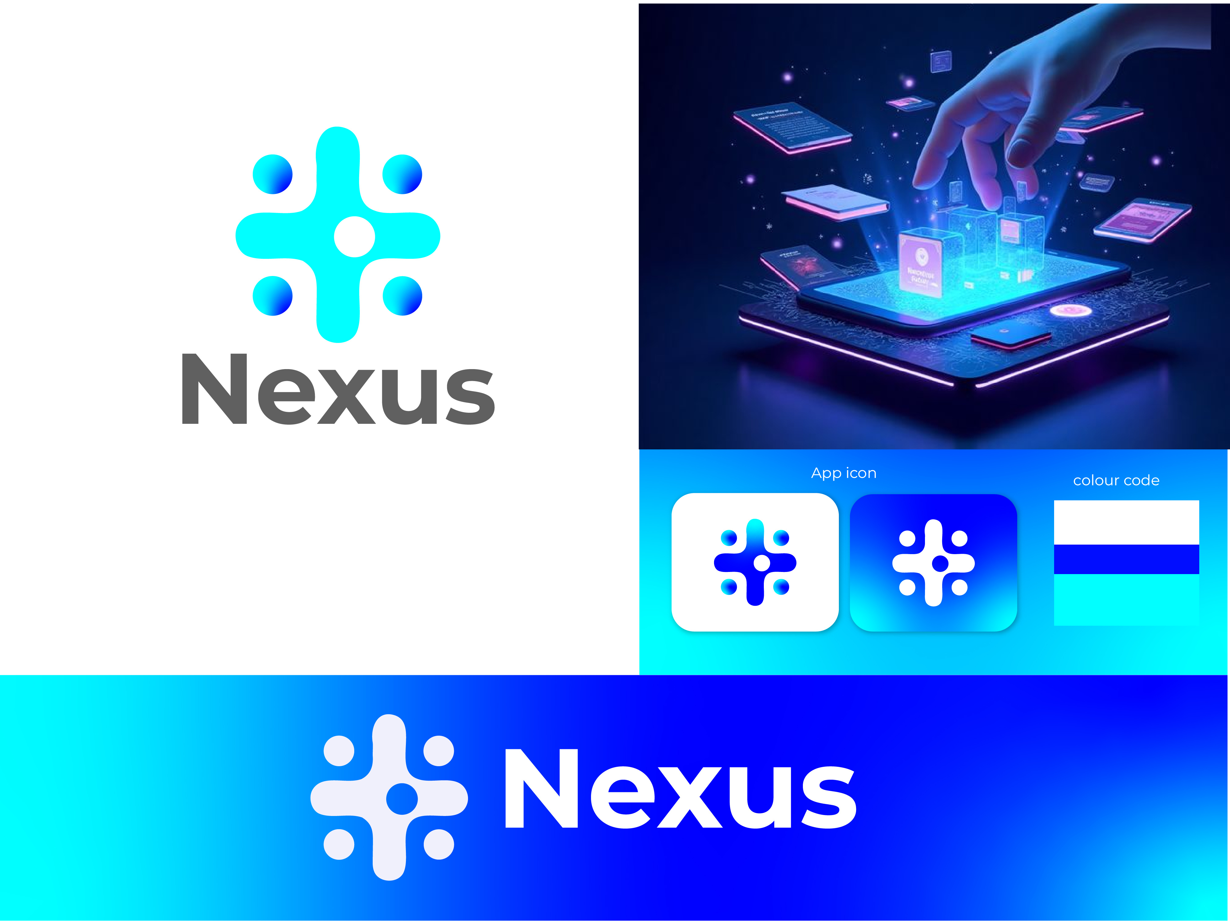 Nexus – Modern Tech & Connection Logo Design