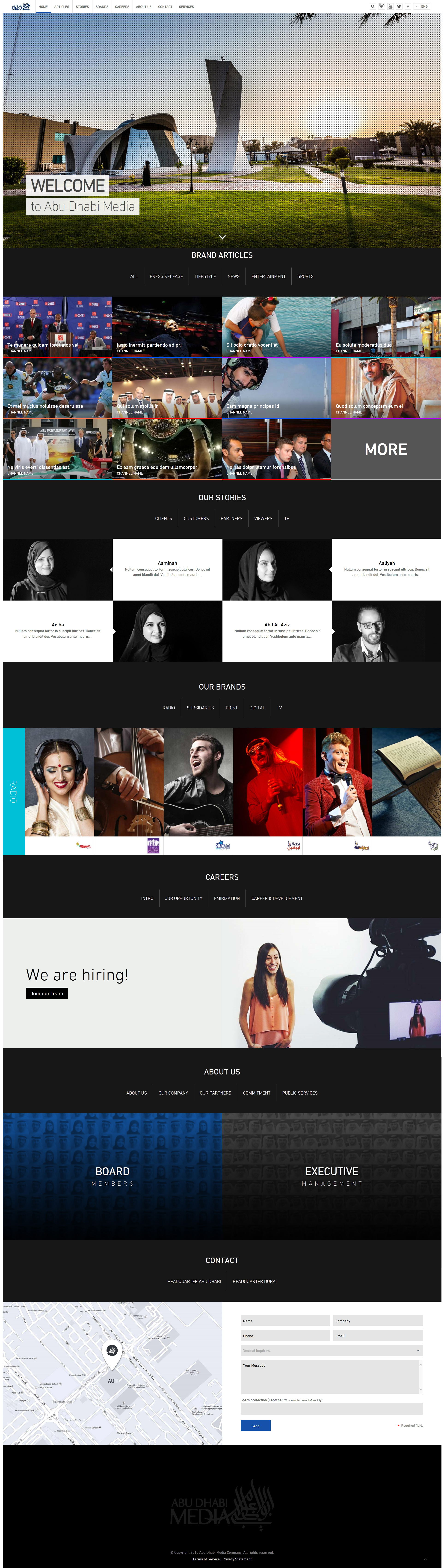 Corporate Website Design animation design branding graphic design logo responsive ui