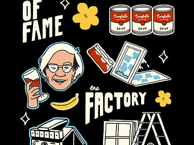 Andy Warhol - Fifteen Minutes of Fame adobe andywarhol artist branding design future graphic design illustration illustrator logo newyork nyc photography polaroid poster print screenprinting ui vector warhol