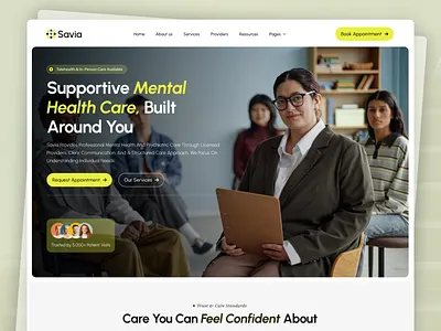 Savia - Mental Health & Psychologist appointment breakdance bricks builder clinic counseling elementor healthcare mental health psychiatry psychologist psychotherapy raddito web design web design agency website websote designer wordpress