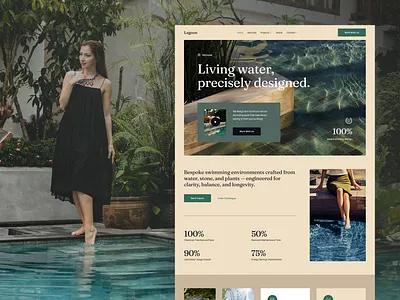 Pool Construction & Landscape Architecture Website Template architecture studio construction construction website elementor landscape architecture landscape design landscaping natural pool swimming pond swimming pool template ui ux website wordpress