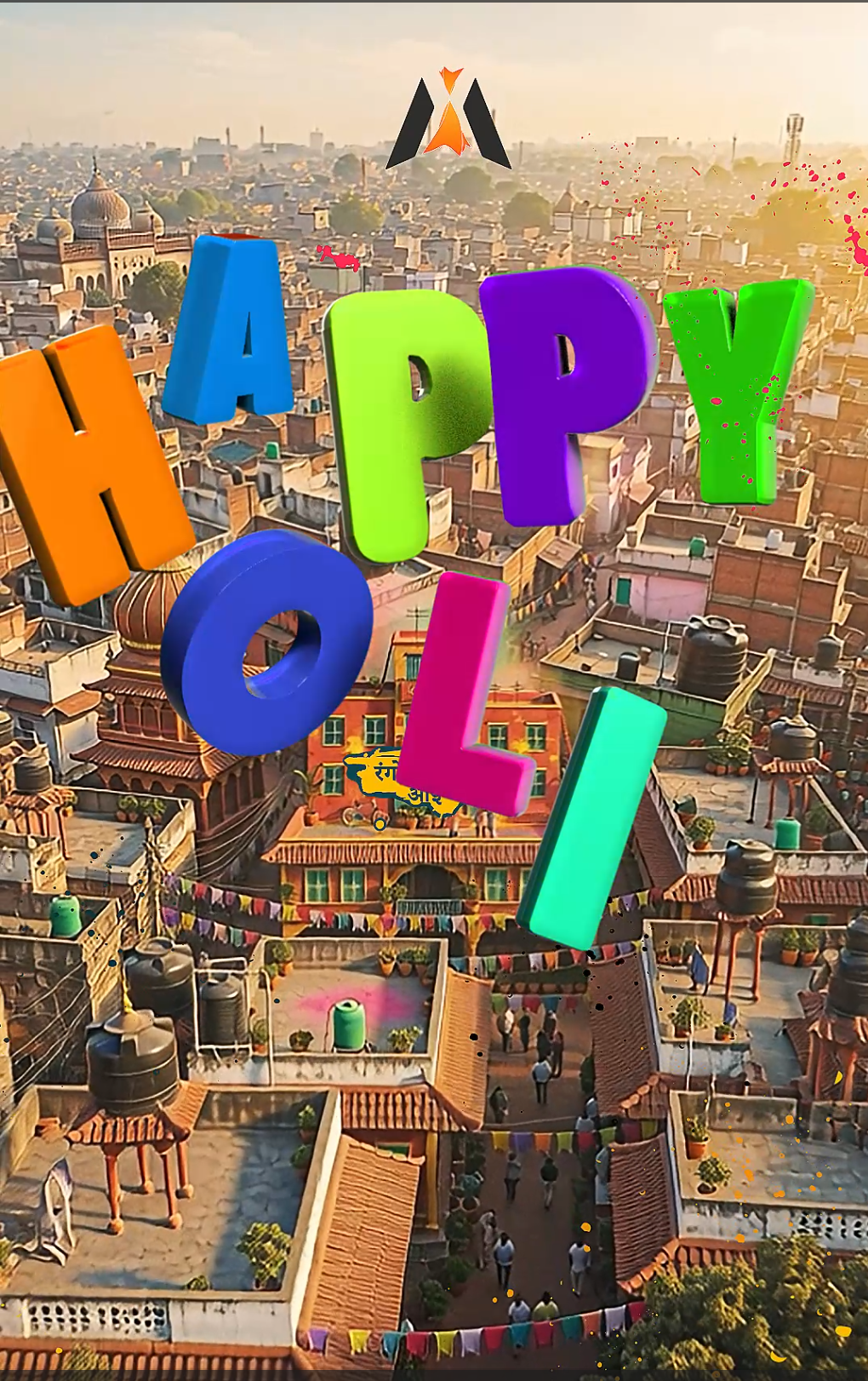 🌈✨ Holi by MotionsMate ✨🌈 after effects animation ai animation animation 2d branding concept custom animation