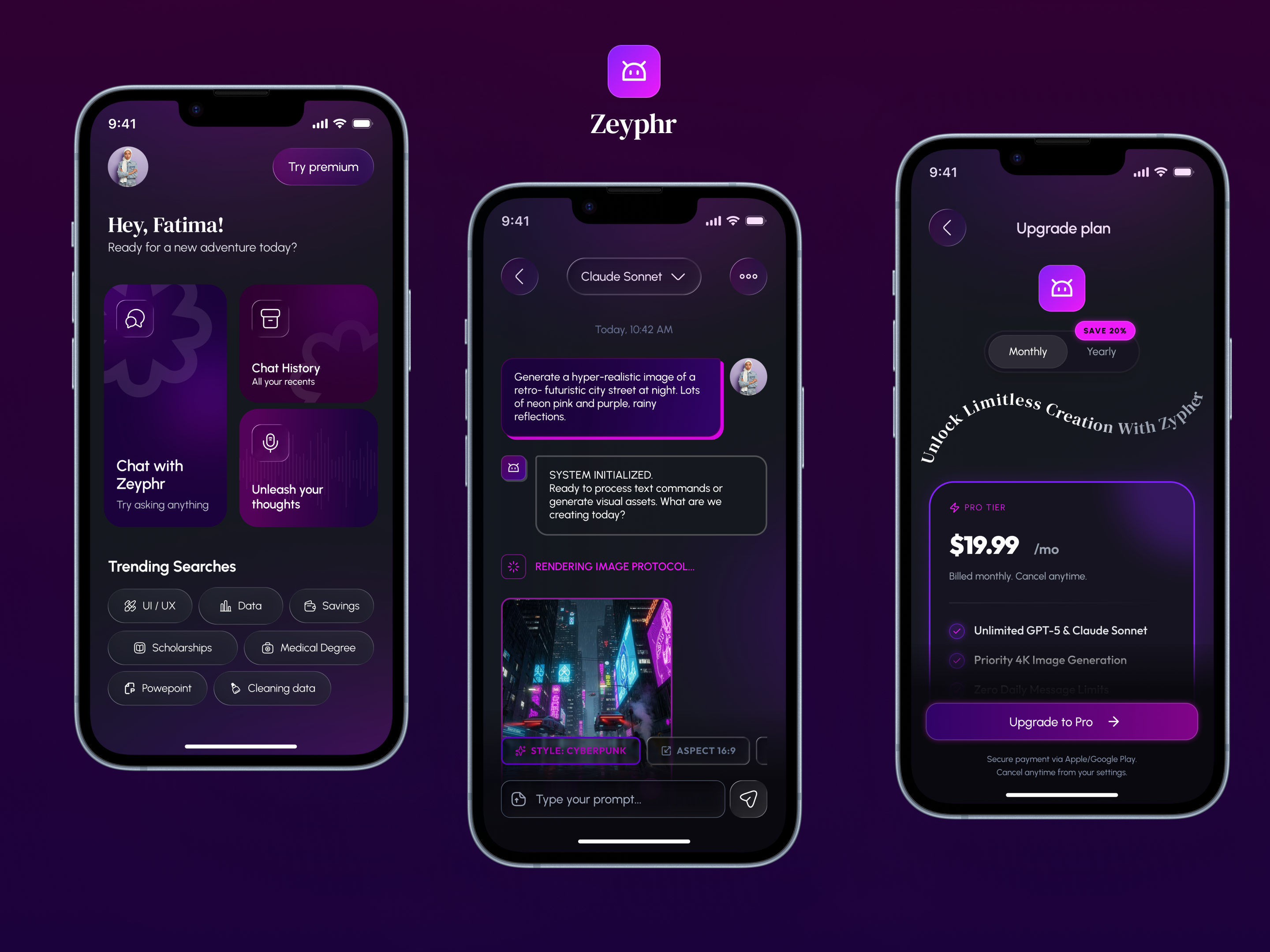 Zeyphr - Your All-in-One AI Agent (AI Chatbot)