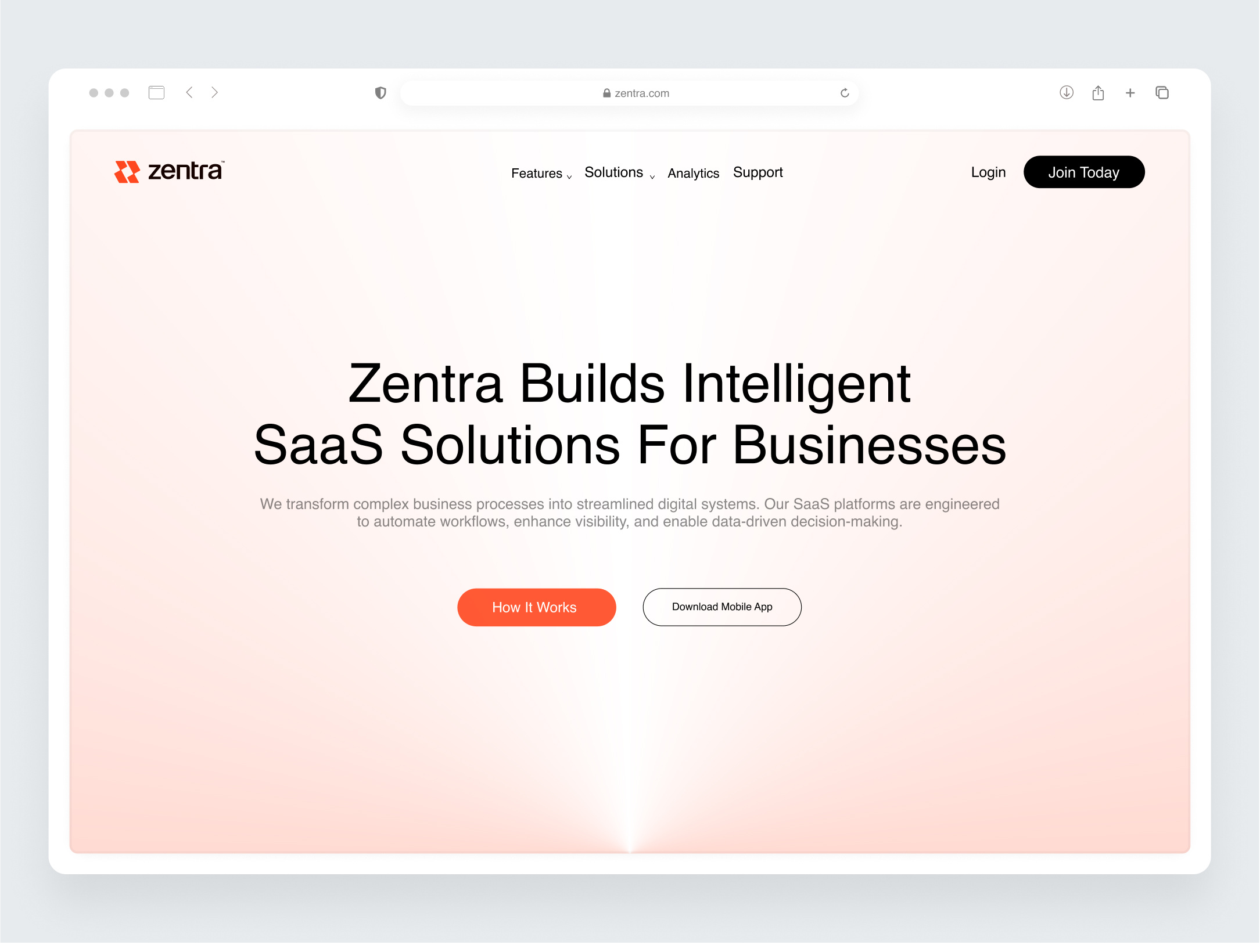 Example of Landing Page Design