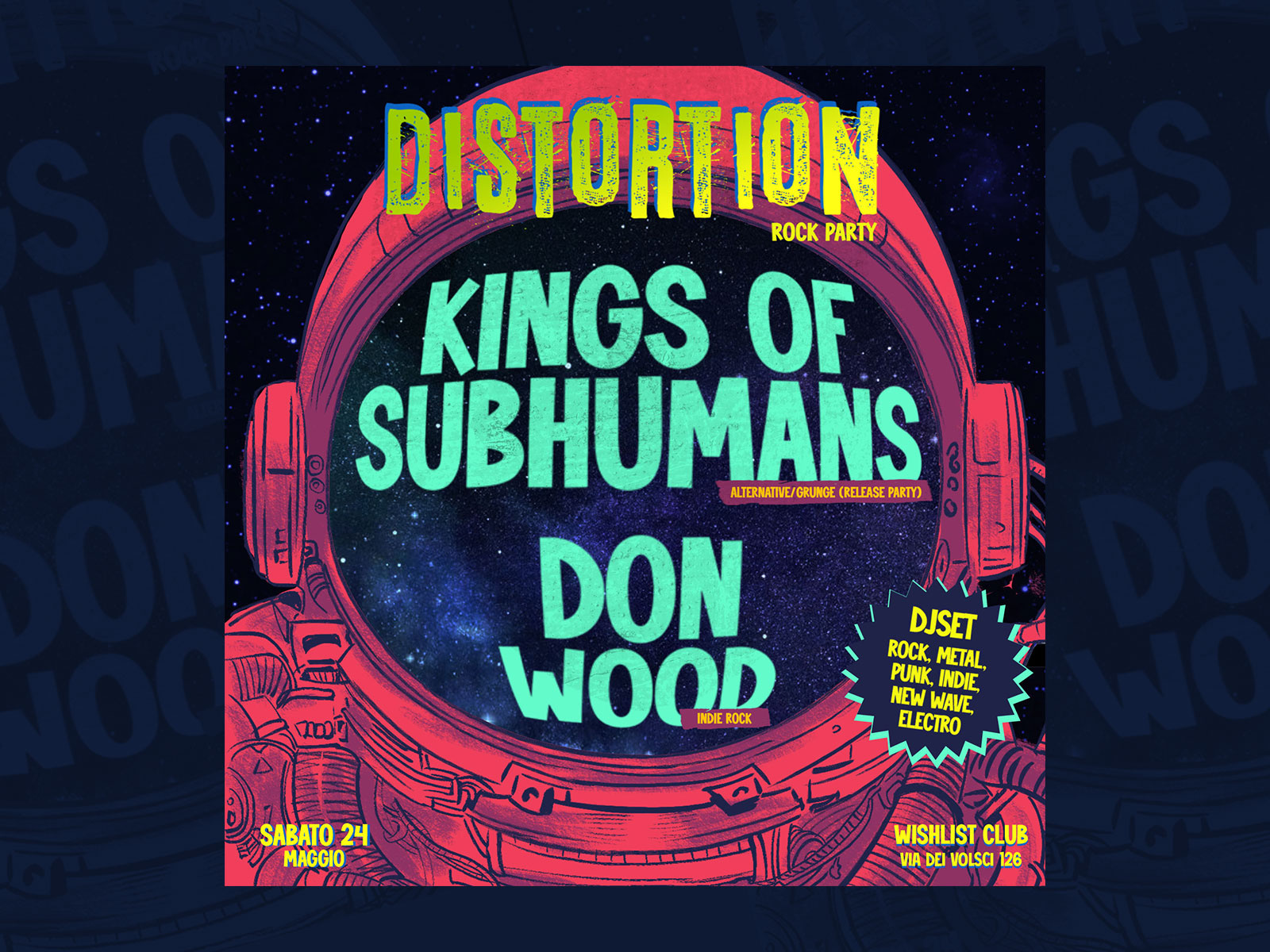 Distorsion — Live Music & DJ Night