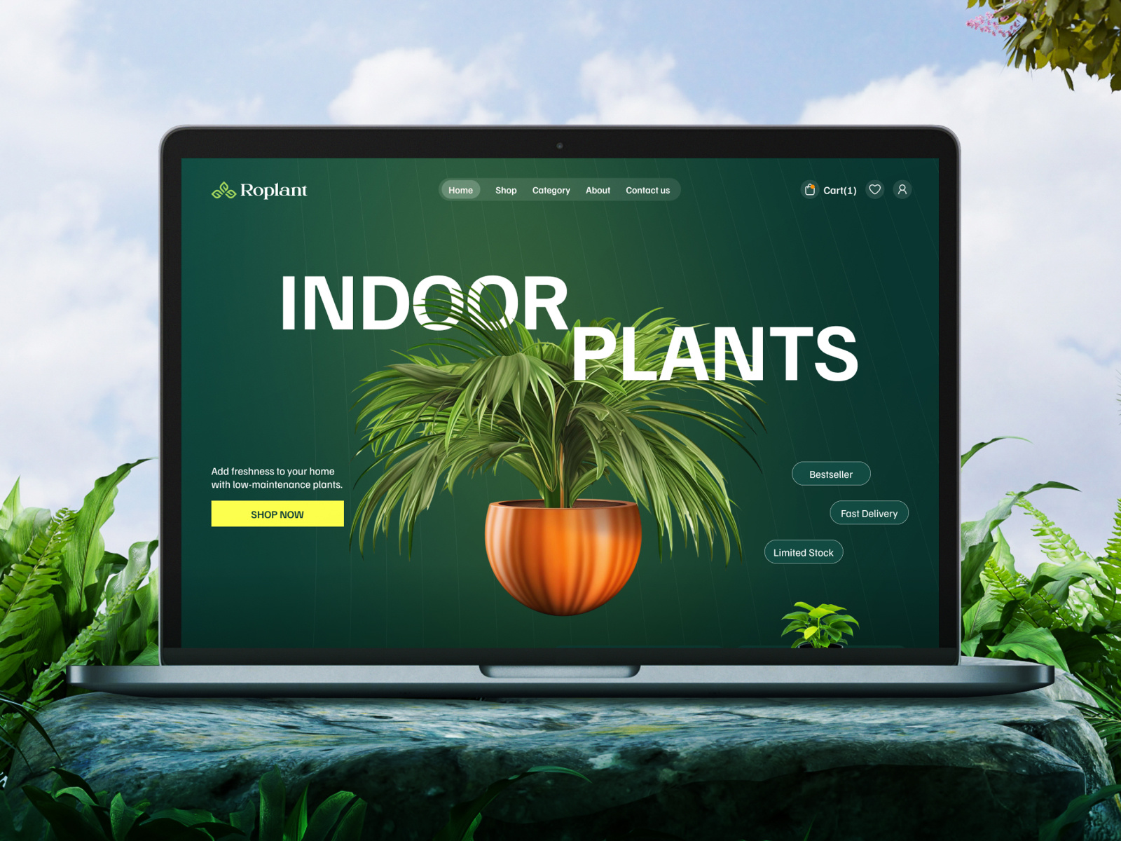 Roplant – Bringing Nature Into Modern eCommerce Website